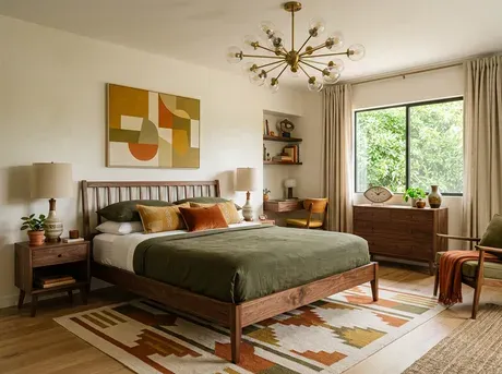 Room redressed to match an inspiration photo